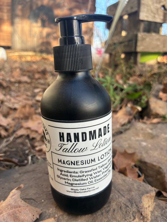 Tallow Magnesium Lotion - Lavender Camomile