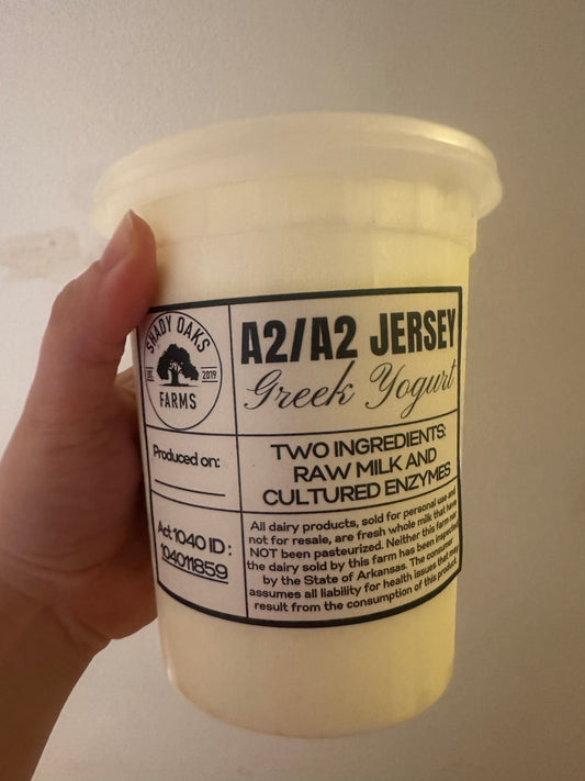 Raw Milk Greek Yogurt